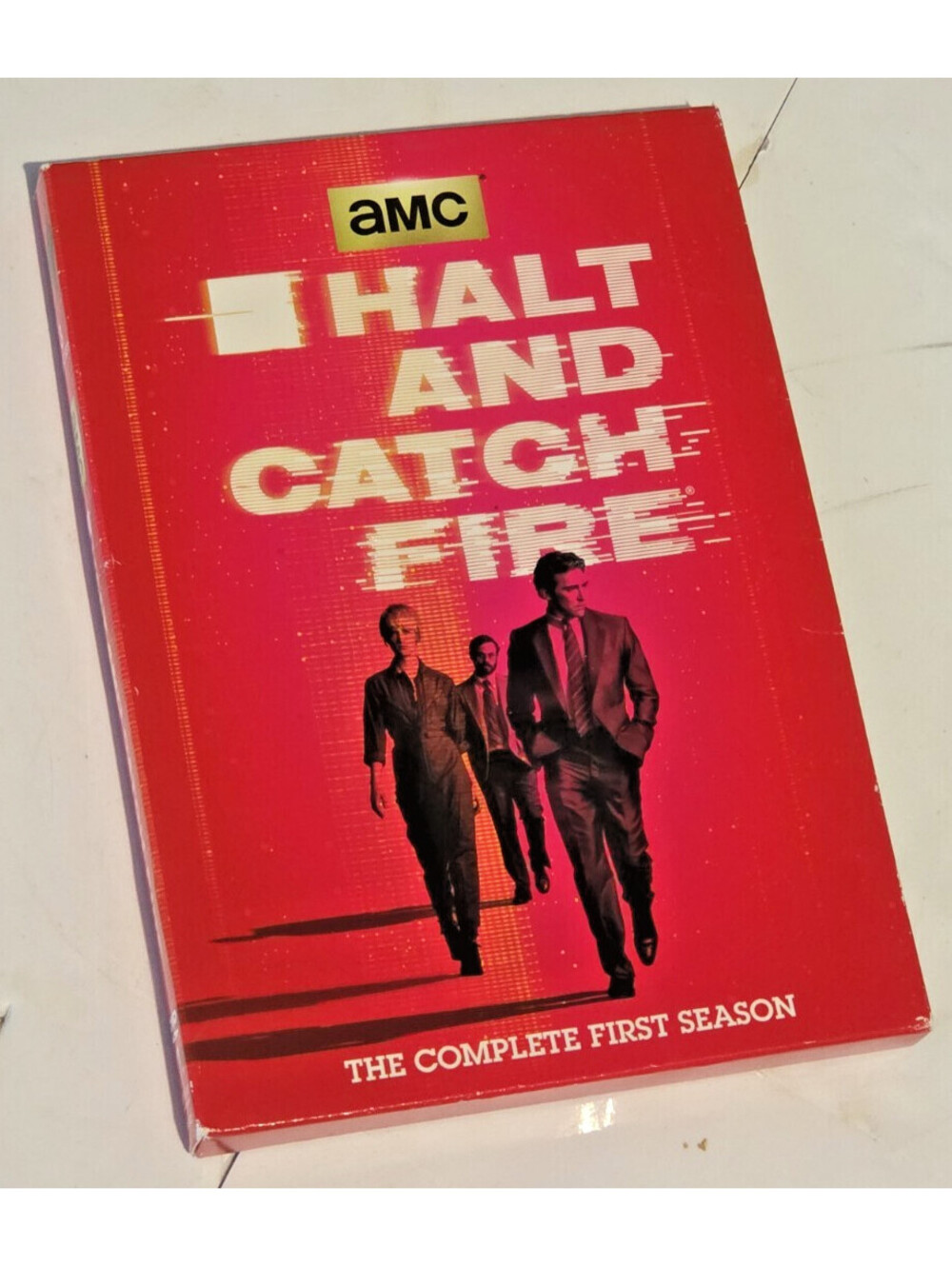 Halt and Catch Fire Complete First Season DVD 3-Disc AMC Lee Pace Slipcover